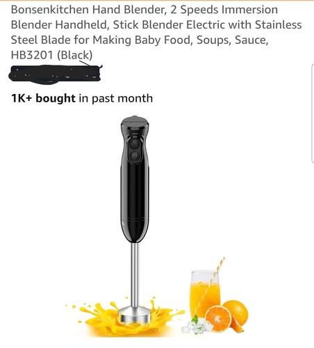 Bonsenkitchen hand blender - bonsenkitchen, 2