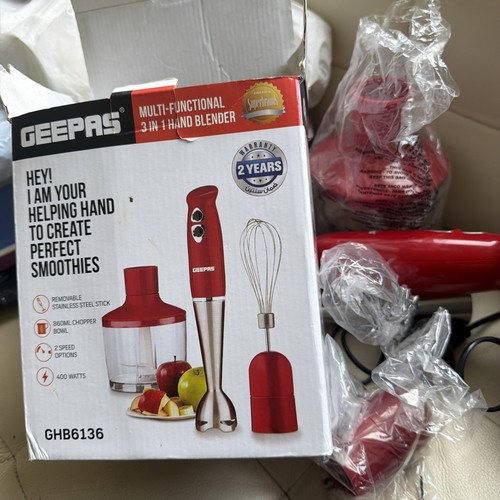 Geepas hand blender 1 - 3, in