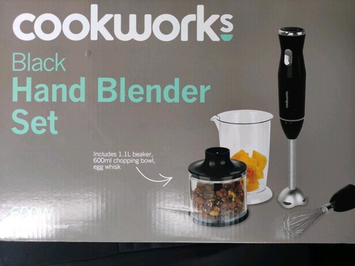 Cookworks hand blender set - hand,