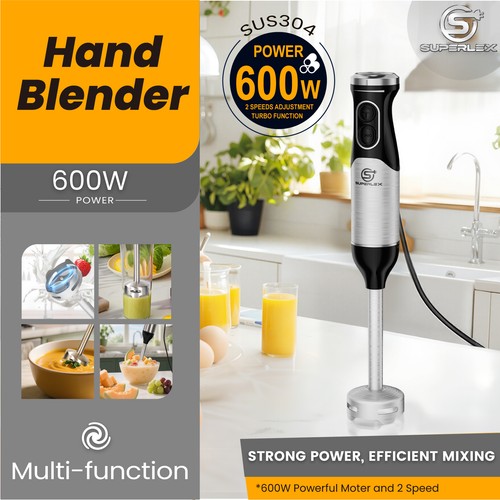 Superlex 600w hand blender - superlex,